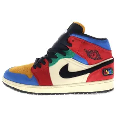 NIKE (ナイキ) ×BLUE THE GREAT AIR JORDAN 1 MID FEARLESS MULTI CU2805-100 ブルーザグレート エアジョーダン1 フィアレス ミッドカットスニーカー マルチカラー US12/30cm