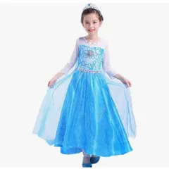 ハロウィン アナ雪エルサキッズコスチューム ディズニー姫風ドレス 仮装