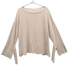 niko and... ニコアンド 長袖 ベルスリーブ ニット 3 ベージュ レディース 古着