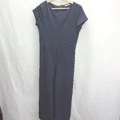 ◇ ⊂ ZARA COLLECTION 半袖 オールインワン サイズM ネイビー レディース E  【1412090023873】