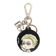 DOLCE&GABBANA ドルチェ&ガッバーナ 22SS 呪術廻戦 七海健人 アニメ イラスト チャーム キーホルダー キーリング ナナミン シルバー ブラック 【メンズ】【中古】のサムネイル