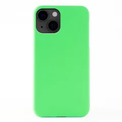 iPhone13 mini ケース アイフォン13ミニ  耐衝撃 シンプル さらさら ハード ケース 【Color】 グリーン