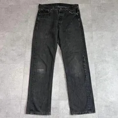 30×30 USA製　リーバイス　先染め　ブラック　501 デニム　90s 黒