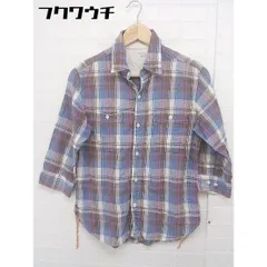 ◇ relume レリューム JOURNAL STANDARD リネン混 チェック 長袖 シャツ サイズS マルチ メンズ 【中古】 【1105210025139】のサムネイル