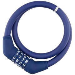 ゴリン(GORIN) ワイヤー錠 G228W 4桁マイセット φ12×600mm ネイビー(NV)