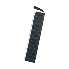 （まとめ）トモエ算盤 算盤袋 NF3603 23桁用チェック〔×30セット〕
