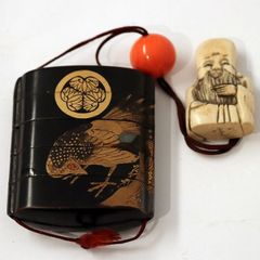 木製 蒔絵 十六葉菊文印籠 51g 東Y8-0423☆2Fトニカ - メルカリ