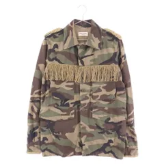 SAINT LAURENT PARIS (サンローランパリ) 15SS カモフラージュ柄ミリタリージャケット カーキ 377634 Y744Hのサムネイル