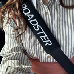 ロードスター　シートベルトパッド　Roadstar 2シーター乗りのための　手縫いオリジナル商品