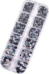 Tigre Amore ラインストーン ネイル デコパーツ SS6 ～ SS30 セット(クリアAB)