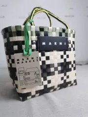 2024年最新】marni カゴバッグ ブラックの人気アイテム - メルカリ 