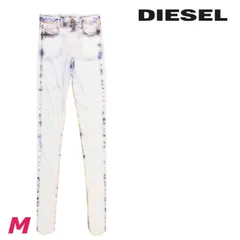新品・未使用 ディーゼル DIESEL セカンドスキン レギンスパンツ レディース デニム風プリント トロンプルイユ P-KOLL-D2