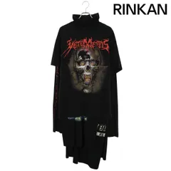 （ばぶお）VETEMENTS　スカルレイヤードドレス ばぶお様専用）VETEMENTS スカルレイヤードドレス