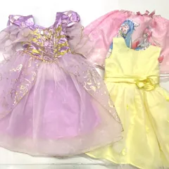 03wm16754【100サイズ★3着セット】ガールズドレス・スカートまとめ ディズニーストア ラプンツェル / マザウェイズ /プリキュア 仮装 発表会 パーティー お誕生日 プリンセス