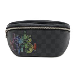 LOUIS VUITTON ルイ ヴィトン ダミエグラフィット リンク バムバッグ ボディバッグ ウエストポーチ ジョーヌ イエロー N40276