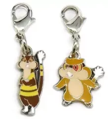 【中古】キーホルダー・マスコット(キャラクター) 504.ミネズミ＆505.ミルホッグ 全国ずかんメタルチャーム(2個セット)  「ポケットモンスター」 ポケモンセンター限定