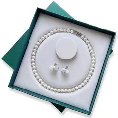 [CocoFill] 本貝 8mm レディース パールセット シルバー925 冠婚葬祭 ジュエリー アクセサリー 保管ケース付き (イヤリングセット) [イヤリングセット]