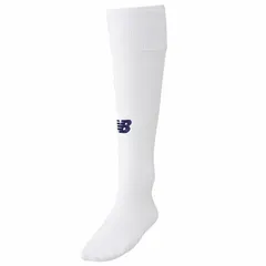 ニューバランス サッカーストッキング メンズ レディース ジュニア キッズ new balance サッカーソックス ハイソックス ワンポイント ホワイト ネイビー フットサル スポーツ 19-29cm/JASF7388-WNV