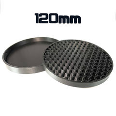 受け皿　1個　黒 【シンプル】【120mm】 / 3Dプリンター受け皿 円形