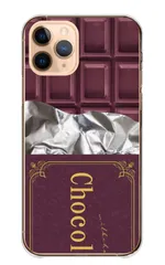 iPhone 17 ProMAX ケース カバー アイフォン17プロマックス スマホケース ハードケース 板チョコ チョコレート お菓子 バレンタイン かわいい 面白い おもしろい パロディ カラー04