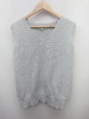 ◇ ROPE PICNIC ロペピクニック Vネック ニット ベスト サイズ38 ライトブルー レディース P  【1403180002762】