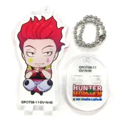 【中古】キーホルダー・マスコット(キャラクター) ヒソカ 「HUNTER×HUNTER×animatecafe 第3弾 幻影旅団編part2 トレーディングアクリルスタンドキーホルダー」