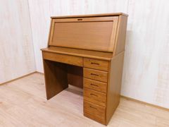 1018-02　浜本工芸　ライティングデスク　机　デスク　事務机　学習机のサムネイル