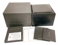 ブルガリ ケース 箱 時計用 付属品のみ　冊子類　BOX ボックス　空箱　時計ケース　BVLGARI　空き箱 化粧箱