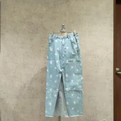 最大90%OFFイタリア「DENNY　ROSE」スタープリントフロントスリットポイントデニムロング　Sサイズ　レディース