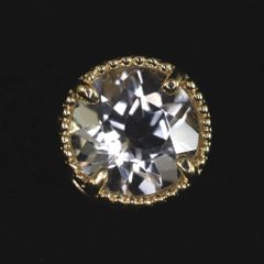 K18 ピアス ダイヤモンド合計0.1ct 磨き上げ済 YG 新品キャッチ付
