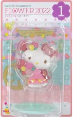 【中古】トレーディングフィギュア ハローキティ 「Happyくじ Sanrio Characters Flower 2022」 フィギュア賞