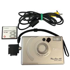 【管30759】動作未確認☆CANON キヤノン PowerShot A5 5mm  F2.5 コンパクトデジタルカメラ  シルバー コンデジ  撮影機材 コレクション