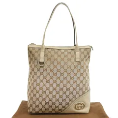 【本物保証】 布袋付 超美品 グッチ GUCCI GGキャンバス ハンドバッグ 182492 001364 トートバッグ インターロッキングG ロゴ ホワイト