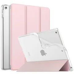 MoKo iPad 9 ケース 第9世代/第8世代/第7世代 ケース Apple iPad 10.2インチ 2021/2020/2019モデル iPad カバー マット半透明 軽量 薄型 スタンド仕様 2021 オートスリープ機能 高級PUレザー 底面TPU製のサムネイル