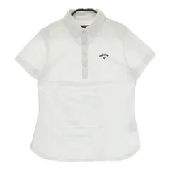 サイズ：M CALLAWAY キャロウェイ  半袖ポロシャツ シアサッカー  ホワイト系 [240101485132] ゴルフウェア レディース ストスト