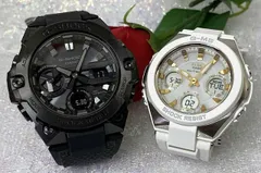 恋人たちのGショックペアウオッチgショック G-SHOCK BABY-G ペアウォッチ ペア腕時計 2023年新作オールブラックカシオ 2本セット 電波ソーラー GST-B400BB-1AJF MSG-W100-7A2JF人気 ラッピング無料 クリスマス　誕生