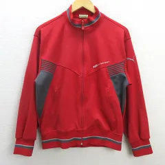 C■80~90s■日本製■プーマ/PUMA  トラックジャケット/ジャージ【M程度】赤/MENS■45【中古】■
