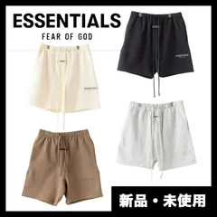 【新品未使用】FOG ESSENTIALS / エッセンシャルズ RUBBER TAG SWEAT SHORTS スウェットショートパンツ モード ストリート 男性 女性  / 53827573