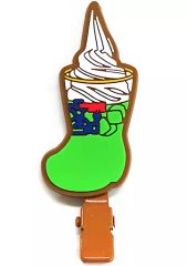 [중고] 액세서리 (비금속) 헤어 클립 (구두 모양 병 무늬) 고무 잡화 컬렉션 [이치 반 쿠지 커피 숍 코메다 커피 숍] F 상