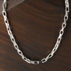 【研磨済】 GUCCI ベネチアン チェーン ネックレス 42cm 幅2mm グッチ シルバー925