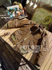 VISVIM原版オマージュ イタリア製アンボーンカーフ・A2フライト 