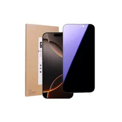 【ブルーライトカット＆覗き見防止】iPhone 16 Pro Max ガラスフィルム アイフォン 16 Pro Max 覗き見防止 プライバシー保護 液晶保護フィルム 日本旭硝子製 9H硬度 ブルーライト 気泡レス 指紋防止 視力を保護 目の疲れ軽減ぐ 防