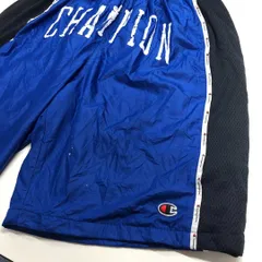 Champion ハーフパンツ ショーツ バスケット ブルー メンズXL