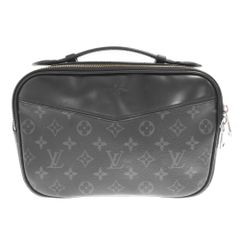 LOUIS VUITTON (ルイヴィトン) モノグラム エクリプス バムバッグ 2WAY セカンドバッグ ボディーバッグ ショルダーバッグ ブラック M42906 MB4177