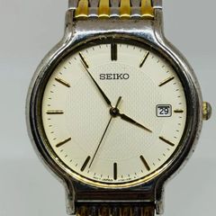 SEIKO 腕時計 クォーツ ツートン文字盤 メッシュベルト 7N01-6G60 