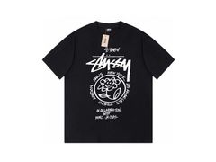 STUSSY ステューシー 40周年 ワールドツアー Tシャツ サンフラワー 半袖 メンズ レディース ユニセックス 男女兼用 綿100% ストリート 正規品 新品