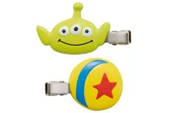 スケ 【ピクサーキャラクター】ダイカット前髪クリップ2P【トイストーリー】【エイリアン】【トイストーリー】【ディズニー】【映画】【アニメ】【髪留め】【ヘアピン】【ピン】【クリップ】【ヘアアクセサリー】【子供】【キッズ】【2個セット】【2個入り】【雑貨】