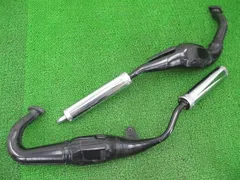 TW200 マフラー ヤマハ 純正 中古 バイク 部品 ノーマル フルエキ YAMAHA TW200 TW225 エキパイマフラー 2JX ヤマハ 純正 中古