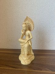 象牙風 アンティーク調 東洋女性 彫刻 - メルカリ