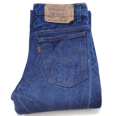 80s USA製 Levi'sリーバイス 517 デニムパンツ W31 L34★88 ブーツカット フレア ビンテージ オールド ジーンズ ハチマル 濃紺
